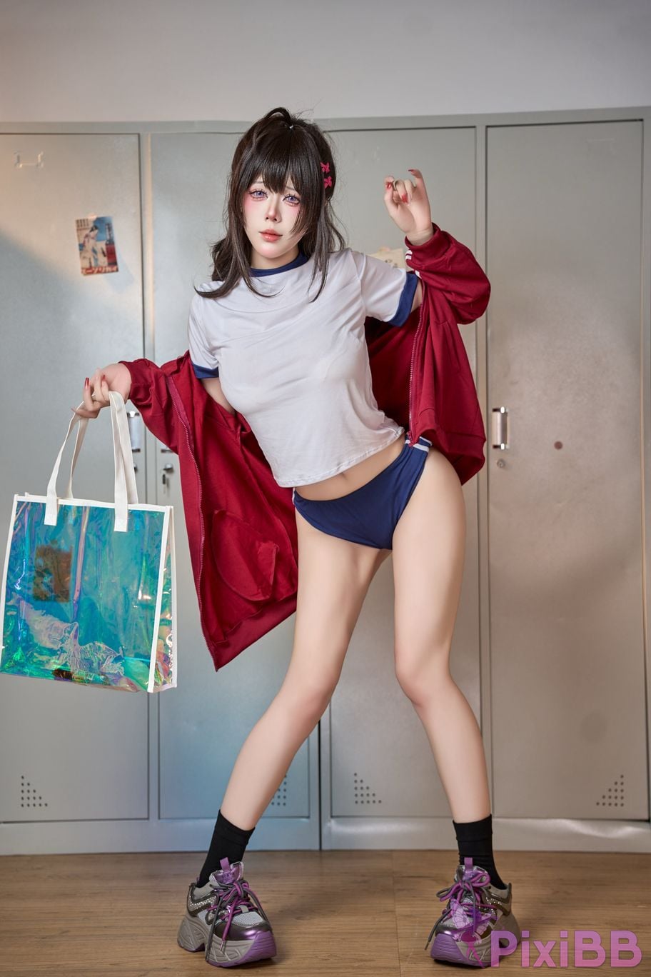 Cosplayer Nine words brown dust 2 Luo An gymnastics uniform PixiBB.COM 049