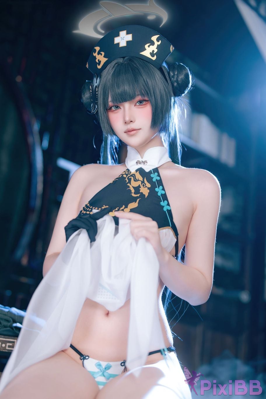 Cosplayer Island fish Azure Files Feisaki fan nurse PixiBB.COM 020
