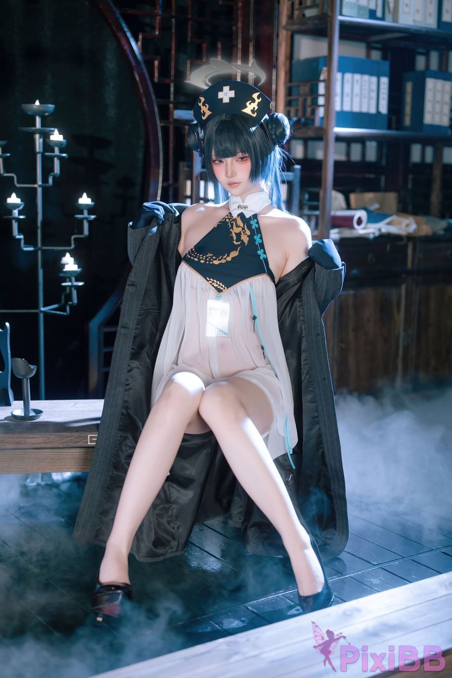 Cosplayer Island fish Azure Files Feisaki fan nurse PixiBB.COM 023