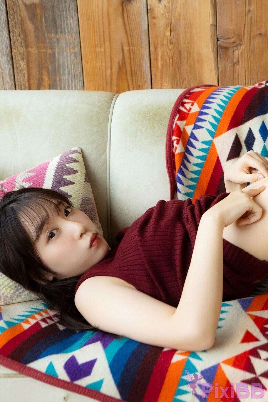 Japanese Idol Moe Iori Expanded version All 50P Yanmaga Other YM 2025 April5 issue unreleased cut digital photo book PixiBB.COM 038