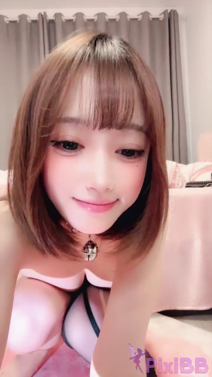 sexy bunny White soft and cute goddess Collection of naked dance with incredible figures PixiBB.COM 028