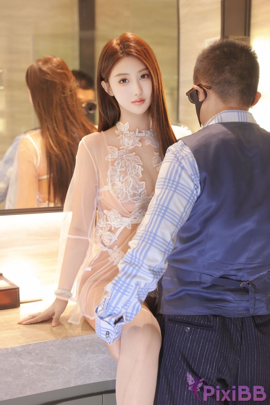 XR Uncensored Jiang Shuying XIUREN model sexy bathroom PixiBB.COM 069