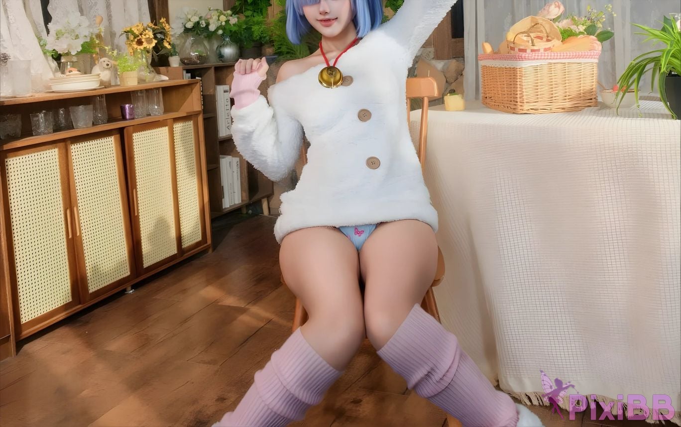 Cosplayer CatDemon Meow cub your cat Lamb waiting for his master to return PixiBB.COM 010