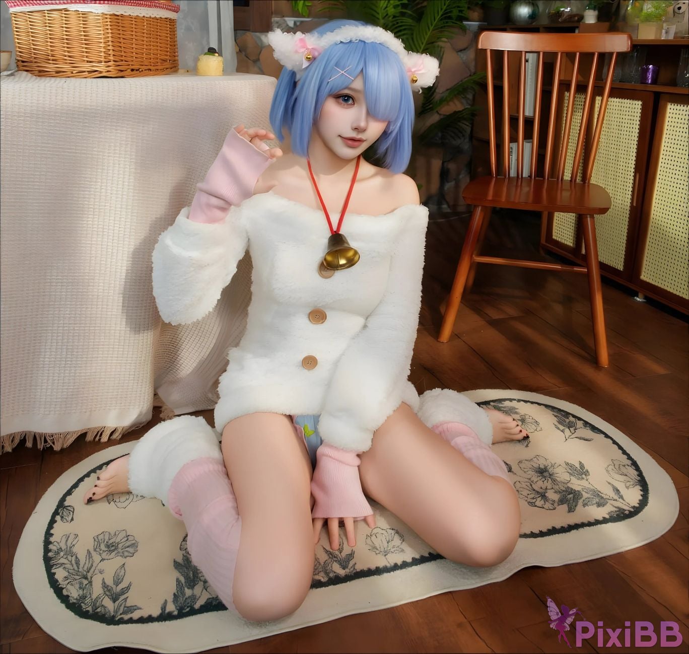 Cosplayer CatDemon Meow cub your cat Lamb waiting for his master to return PixiBB.COM 012