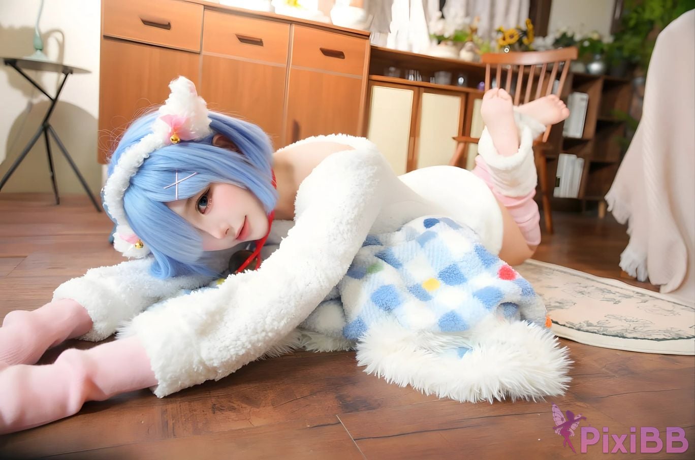 Cosplayer CatDemon Meow cub your cat Lamb waiting for his master to return PixiBB.COM 066