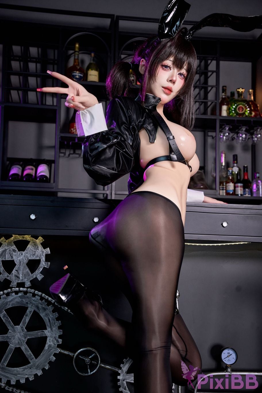 Cosplayer Nine words brown dust 2 Luo An Celebrity Bunny PixiBB.COM 044