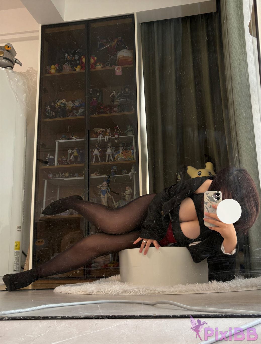 Cosplayer Ah Ban is very happy today Social animal selfie PixiBB.COM 005