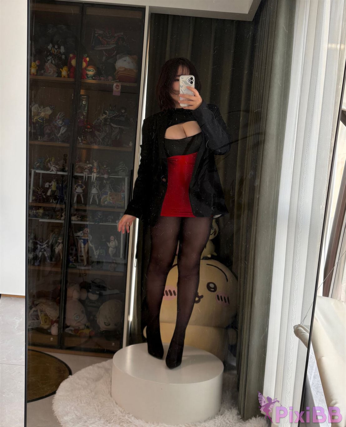 Cosplayer Ah Ban is very happy today Social animal selfie PixiBB.COM 011