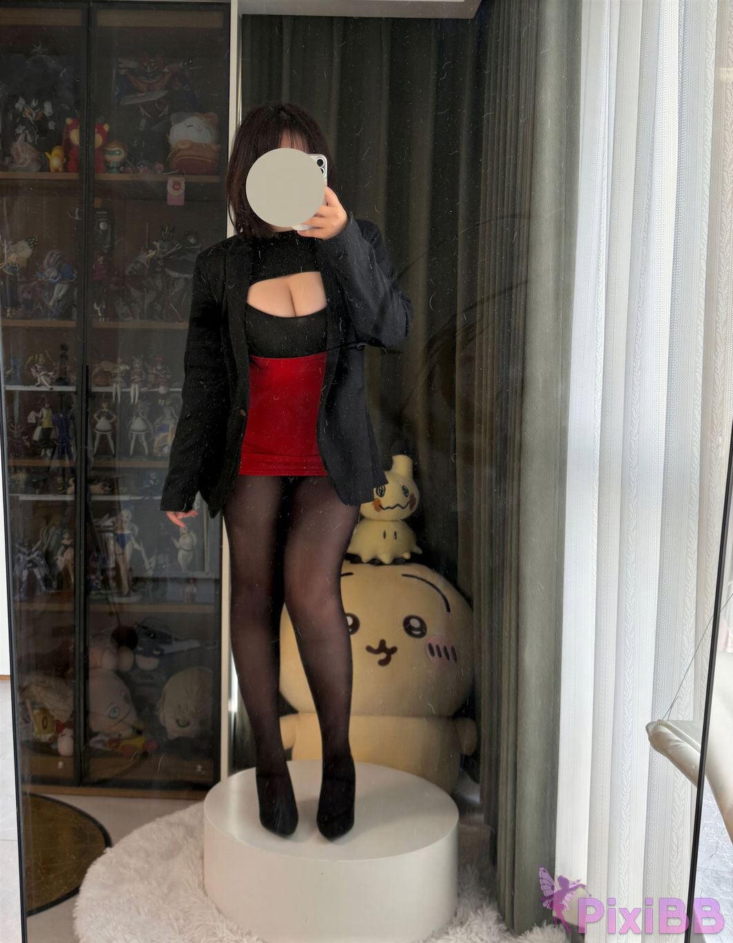 Cosplayer Ah Ban is very happy today Social animal selfie PixiBB.COM 012