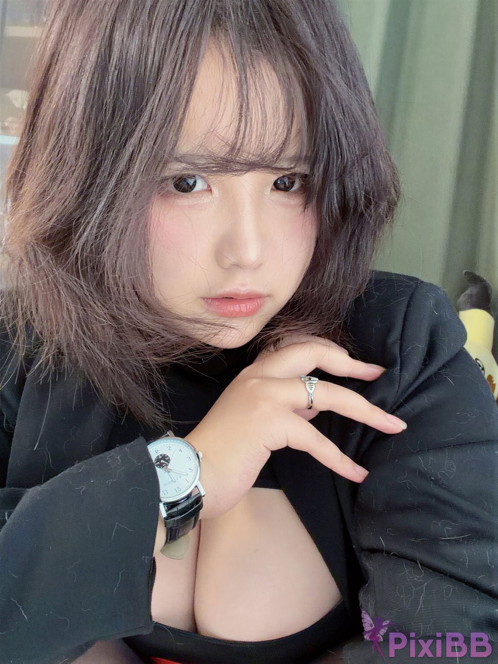 Cosplayer Ah Ban is very happy today Social animal selfie PixiBB.COM 016