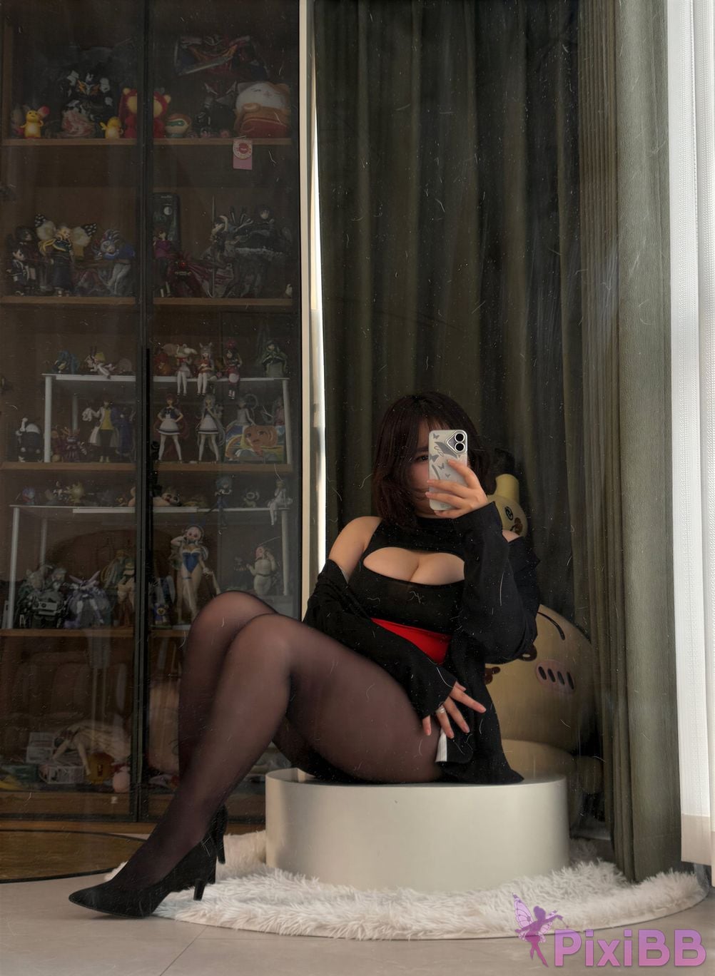 Cosplayer Ah Ban is very happy today Social animal selfie PixiBB.COM 045