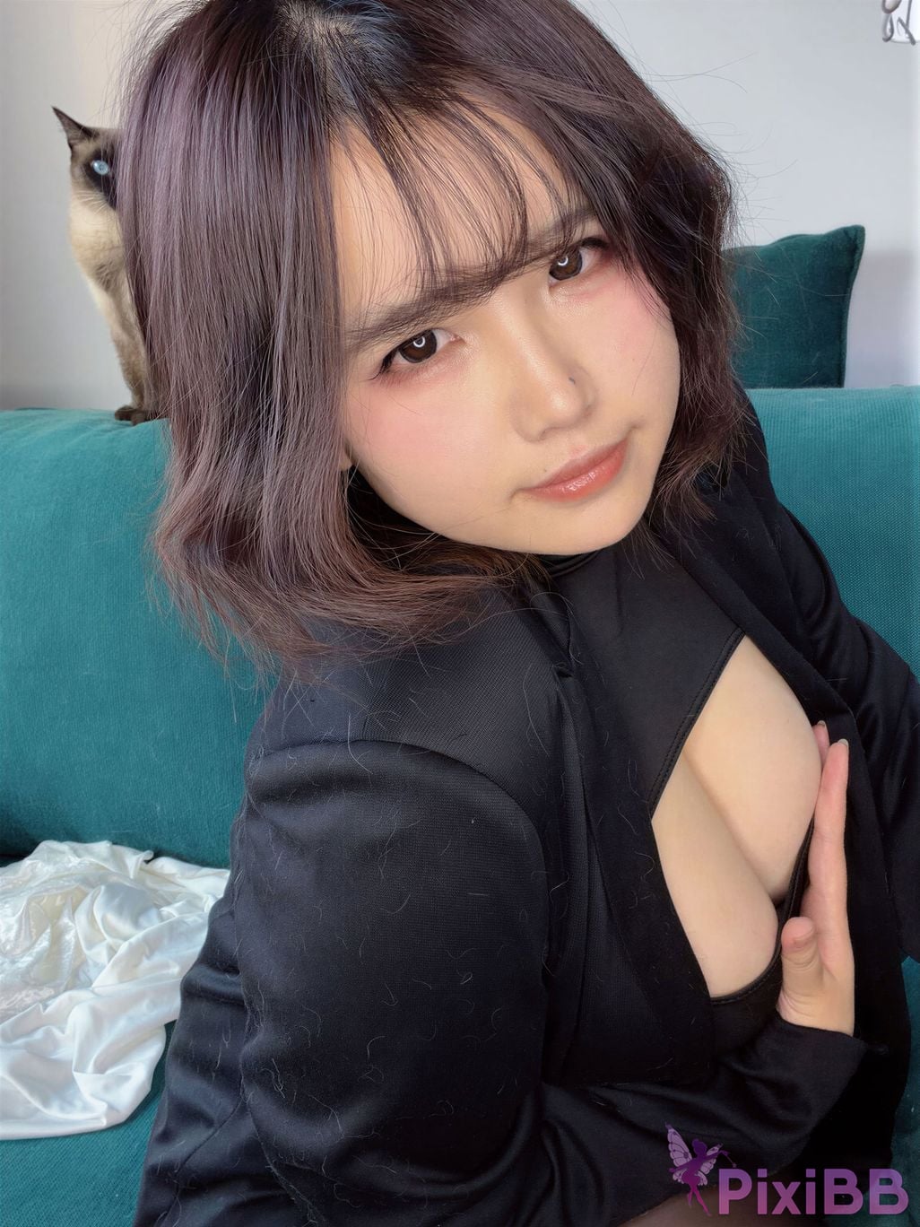 Cosplayer Ah Ban is very happy today Social animal selfie PixiBB.COM 047