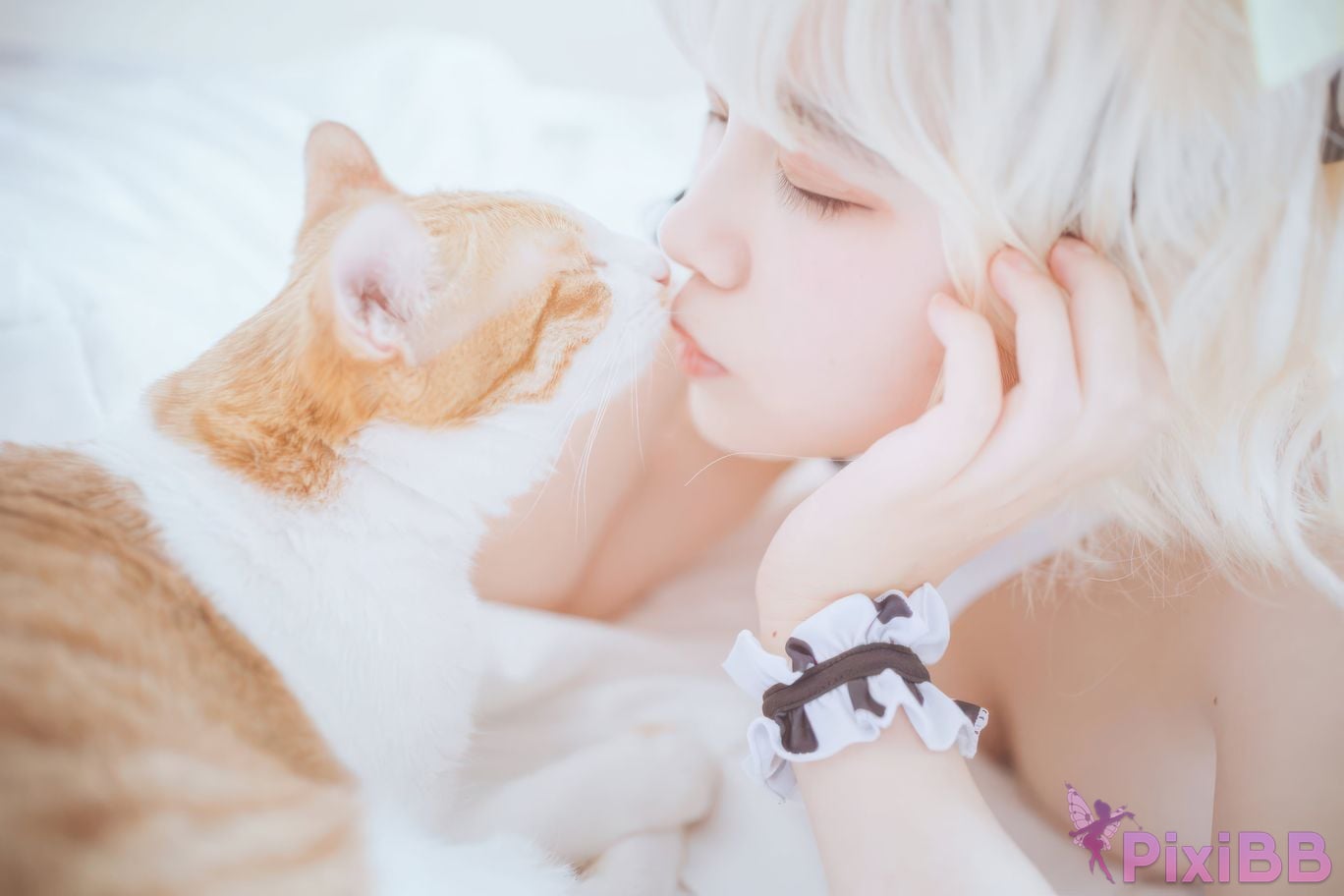 Cosplayer Ah Ban is very happy today cow bikini PixiBB.COM 020