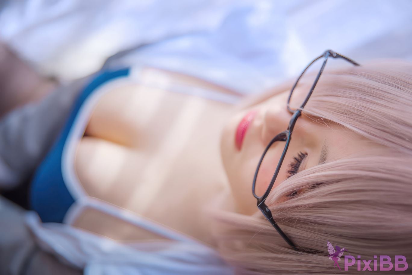 Cosplayer Ah Ban is very happy today Matthews gymnastics suit PixiBB.COM 002