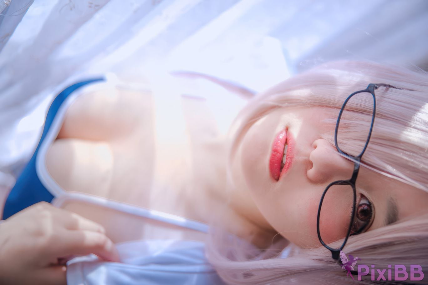 Cosplayer Ah Ban is very happy today Matthews gymnastics suit PixiBB.COM 020