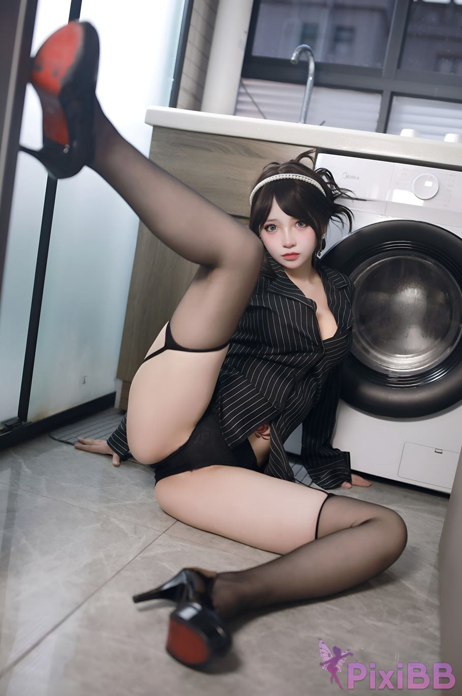 Cosplay Crazy Catss Sling Stockings Suit PixiBB.COM 033