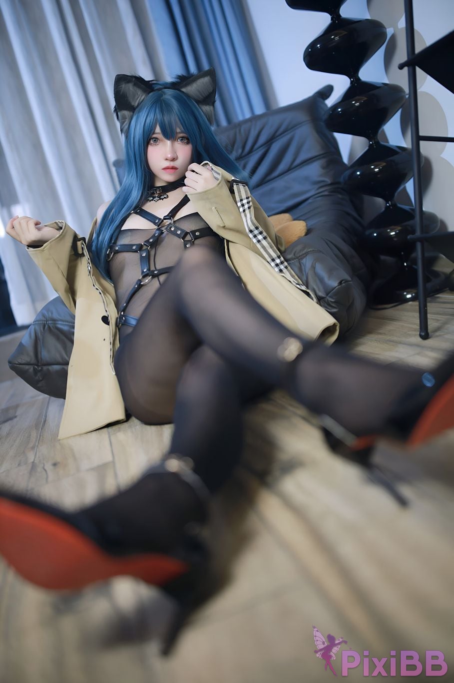 Cosplay Crazy Catss Cat Ear Strap Bonding PixiBB.COM 034