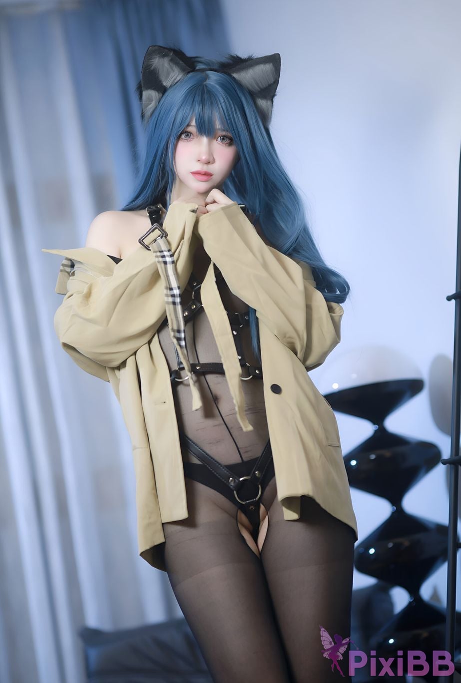 Cosplay Crazy Catss Cat Ear Strap Bonding PixiBB.COM 042