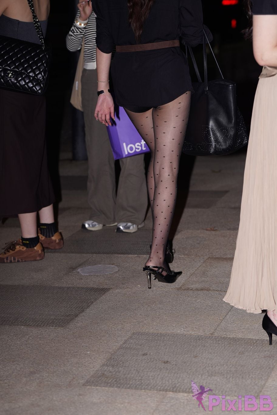 Featured Street Photography Works No.5376 Delicate beautiful and exquisite black stockings PixiBB.COM 058