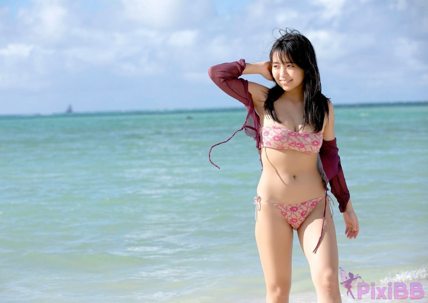 Japanese Idol Yuno Ohara Young Champion Digigra Yunos deep breath PixiBB.COM 064