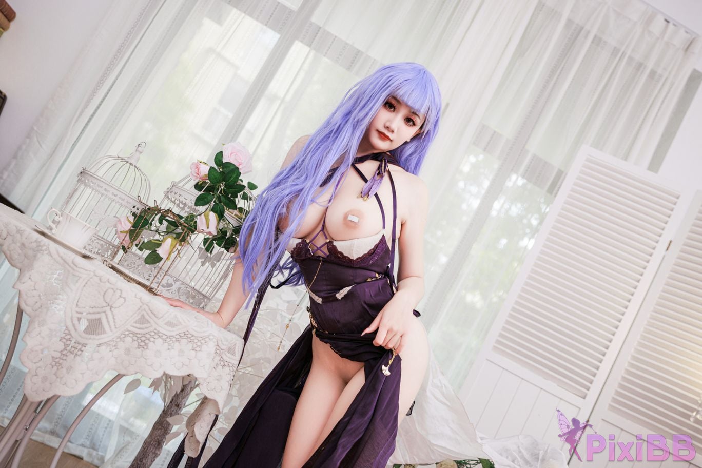 Cosplayer A Xuexue Dido dress PixiBB.COM 037