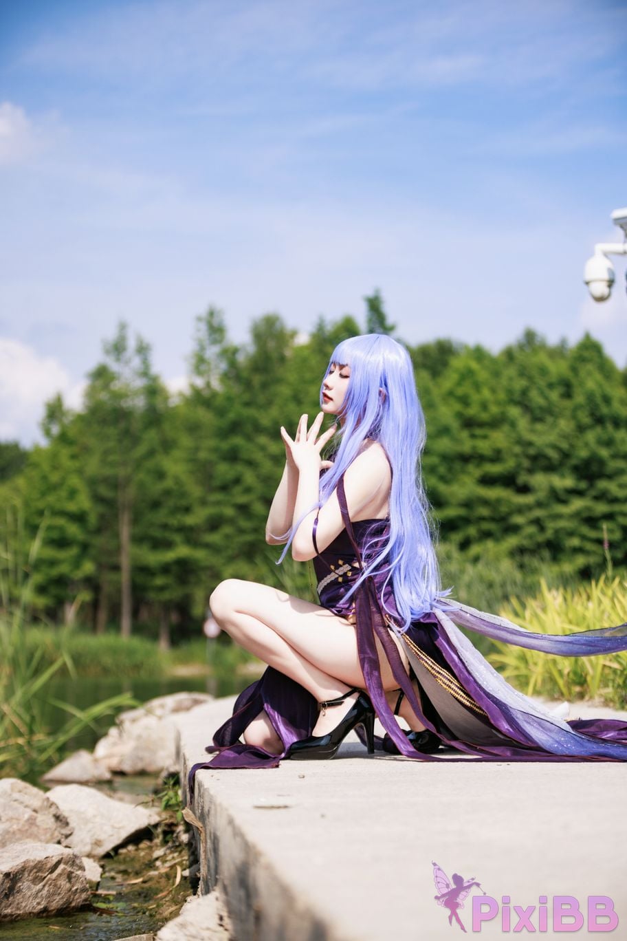 Cosplayer A Xuexue Dido dress PixiBB.COM 076