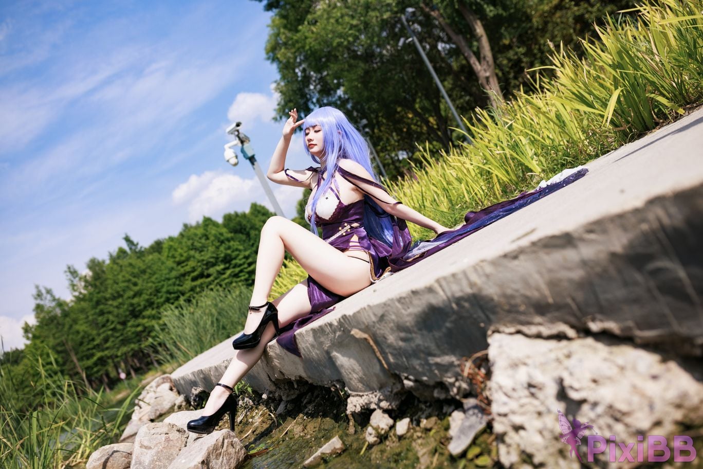 Cosplayer A Xuexue Dido dress PixiBB.COM 077