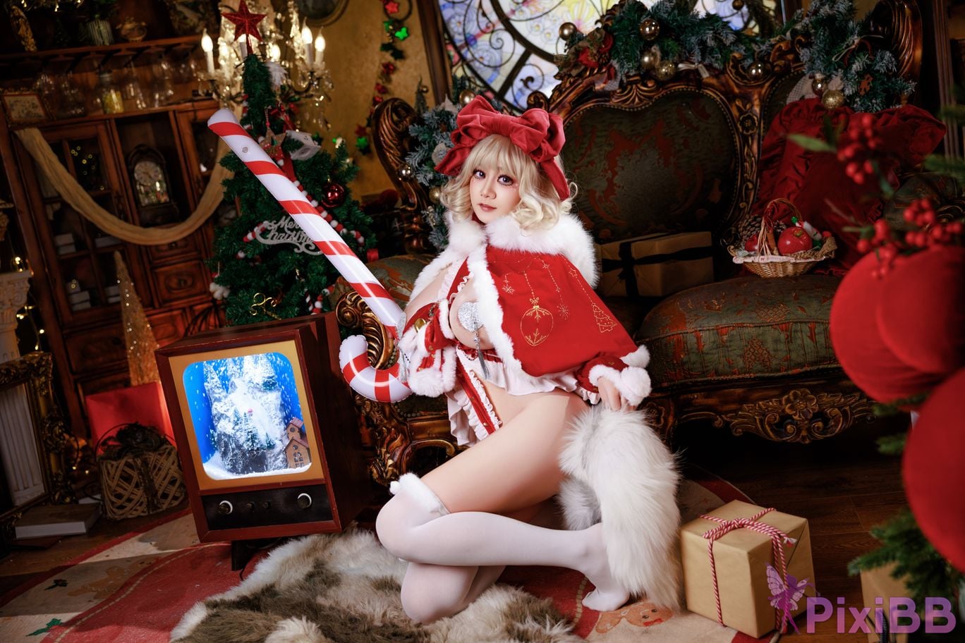 Cosplay A Xuexue Christmas Snow Elf PixiBB.COM 003