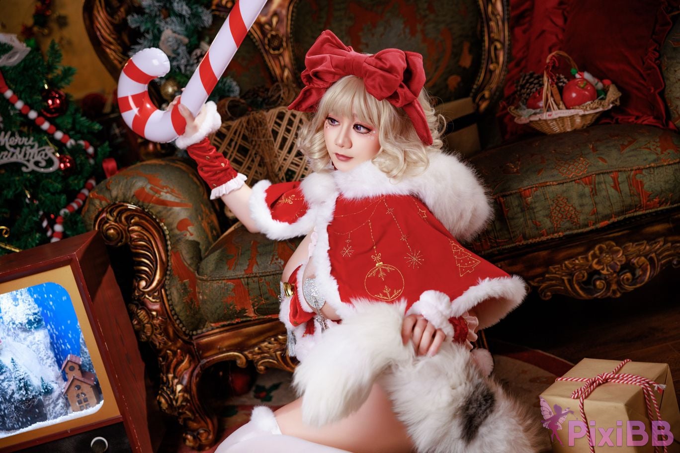 Cosplay A Xuexue Christmas Snow Elf PixiBB.COM 004