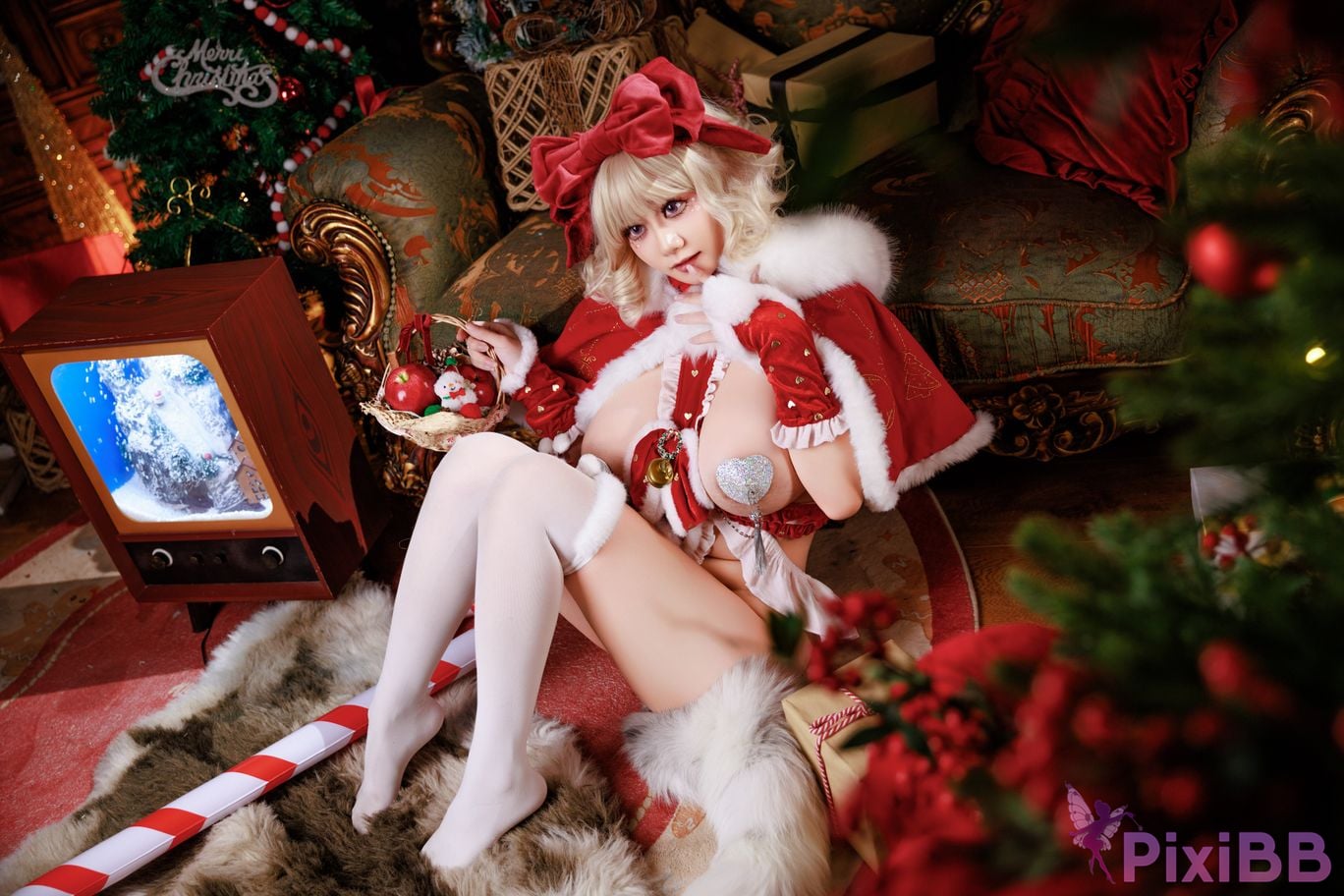 Cosplay A Xuexue Christmas Snow Elf PixiBB.COM 006