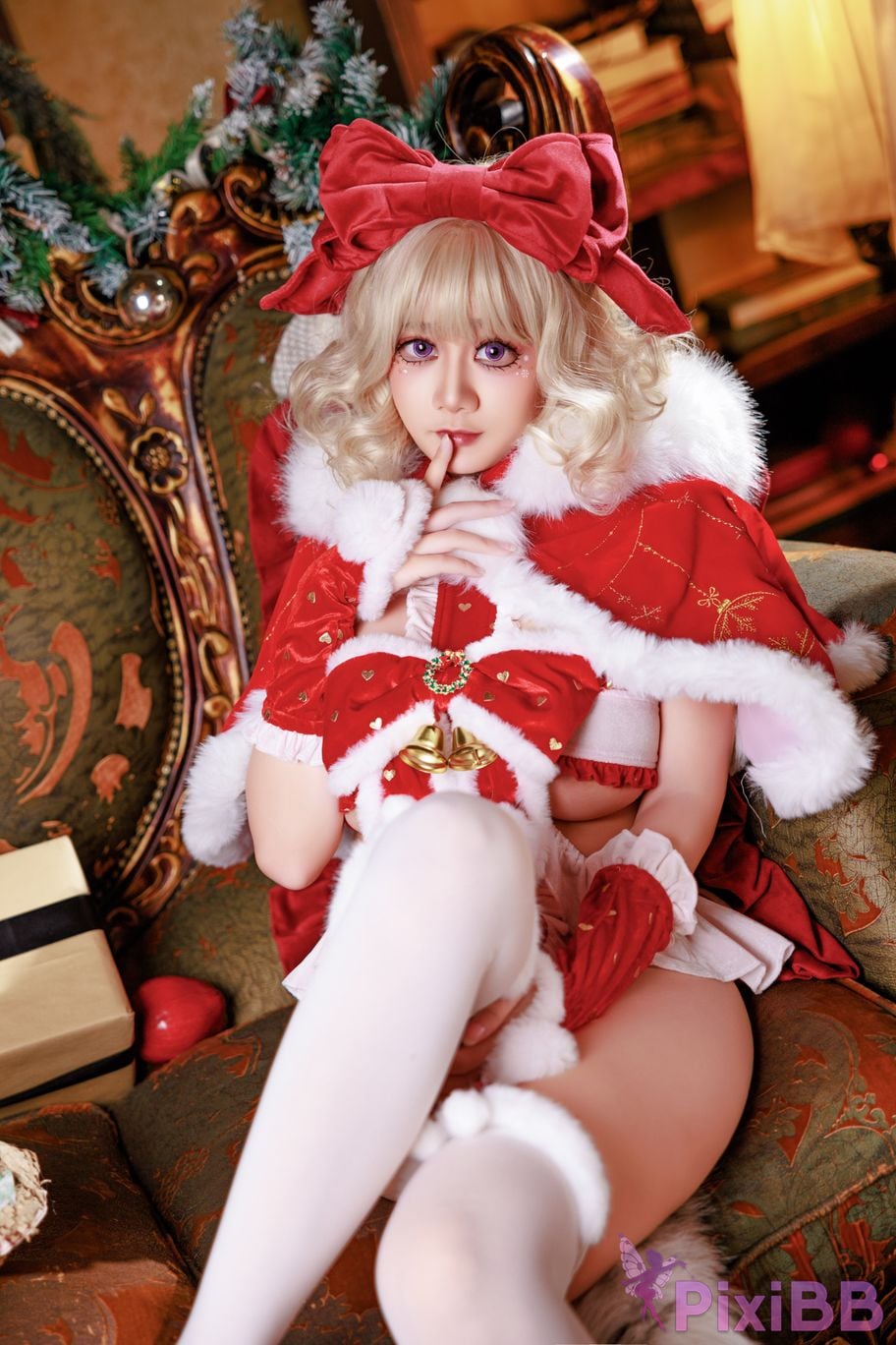 Cosplay A Xuexue Christmas Snow Elf PixiBB.COM 063