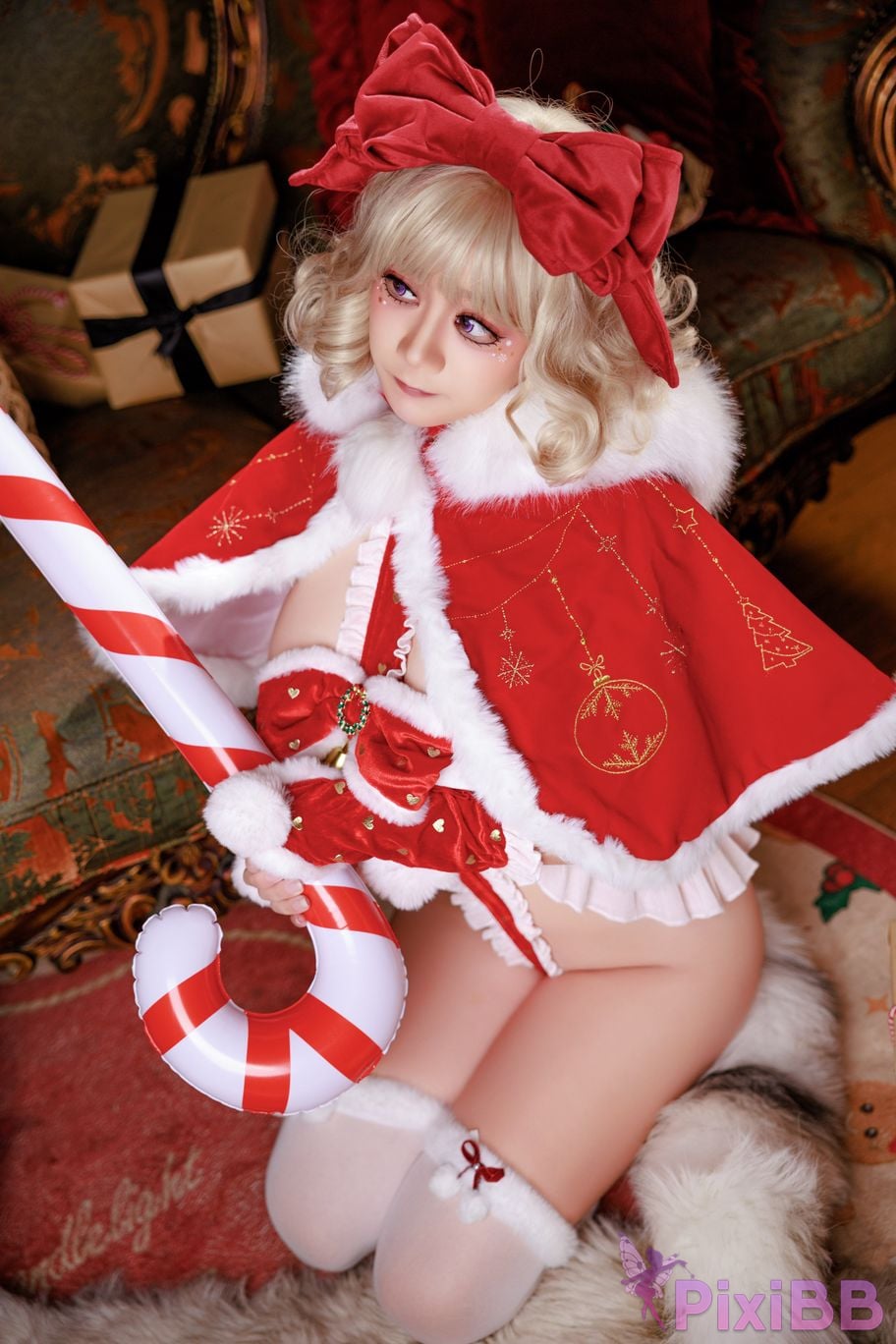 Cosplay A Xuexue Christmas Snow Elf PixiBB.COM 086