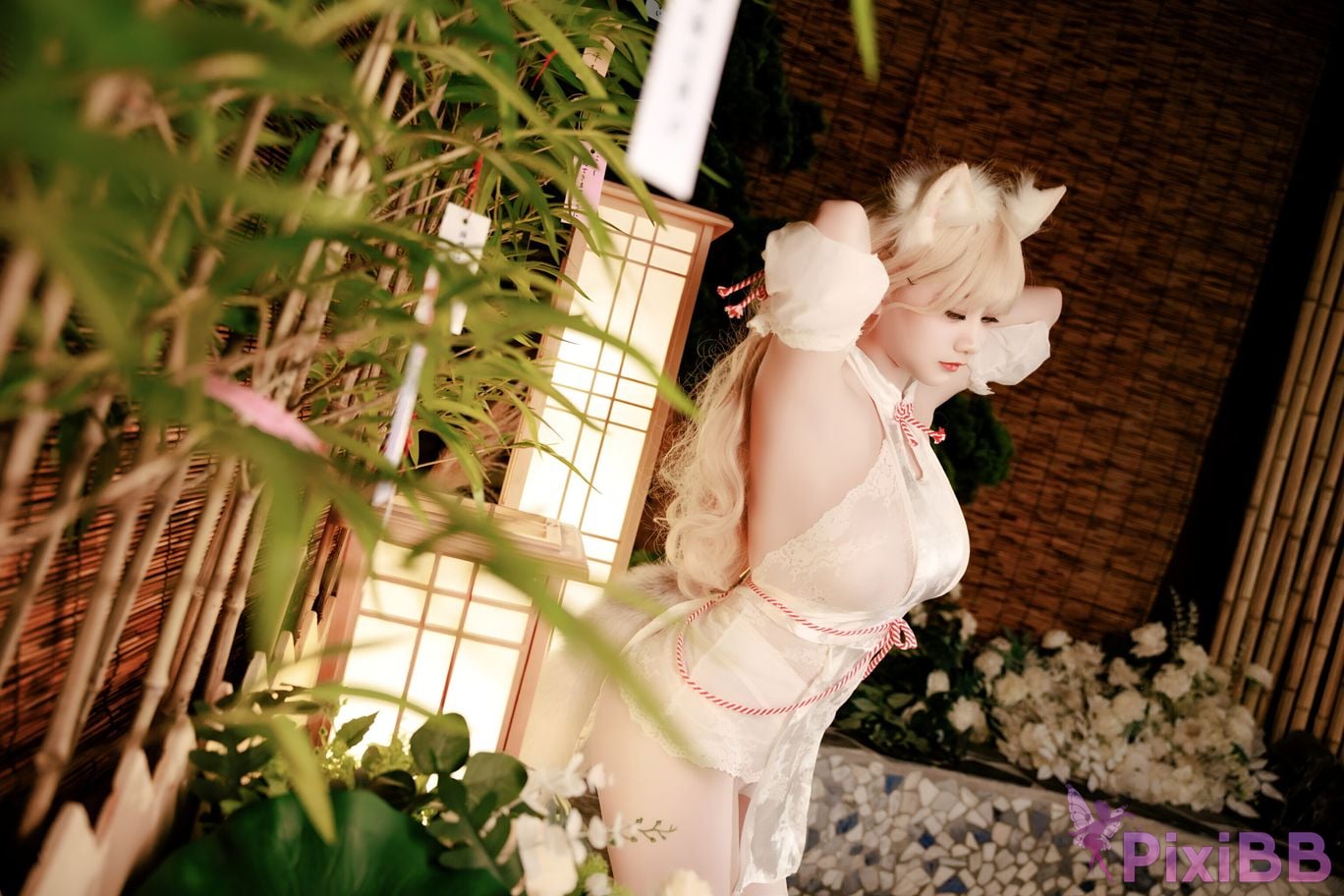 Cosplay A Xuexue Hot Spring Fox PixiBB.COM 007