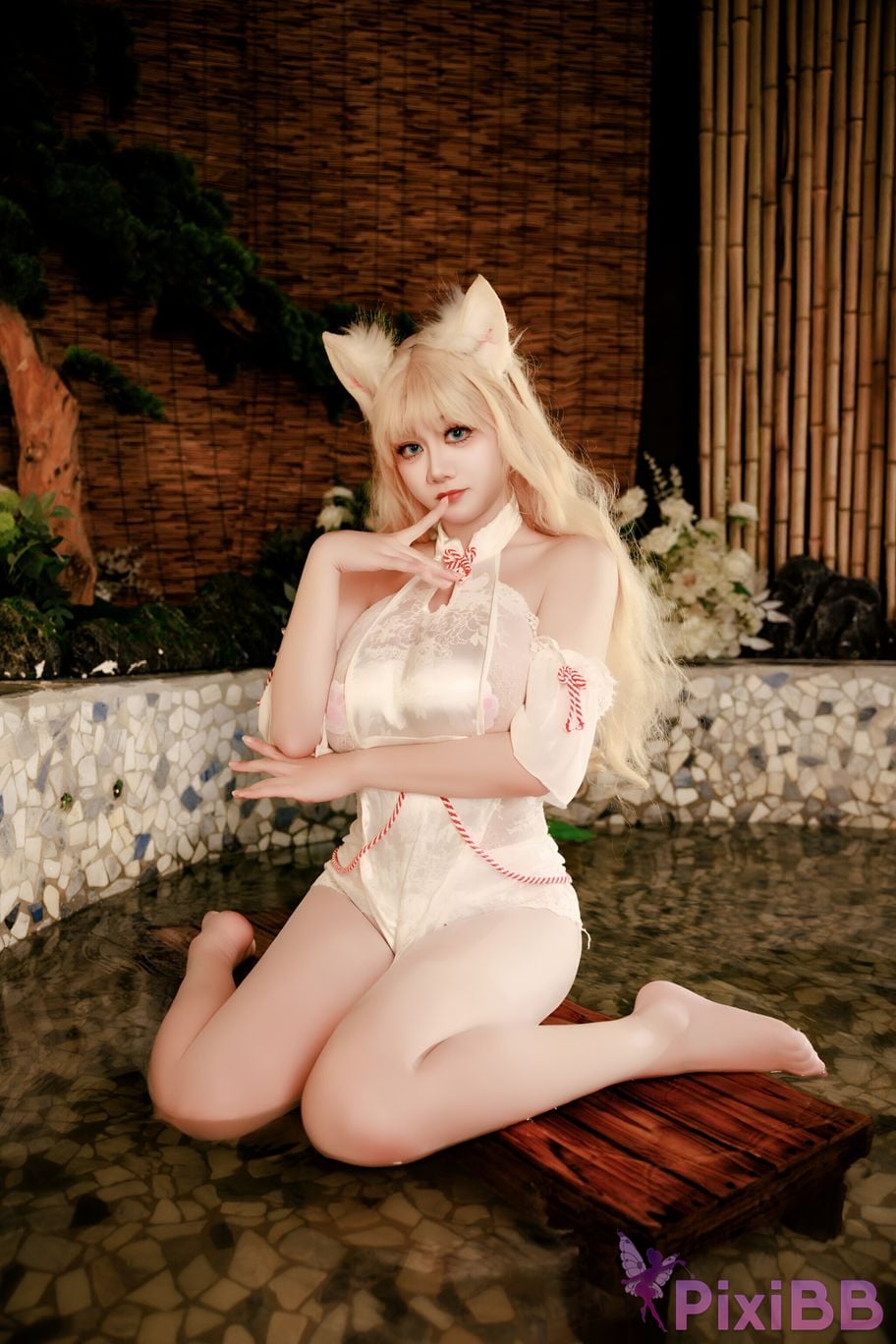 Cosplay A Xuexue Hot Spring Fox PixiBB.COM 008