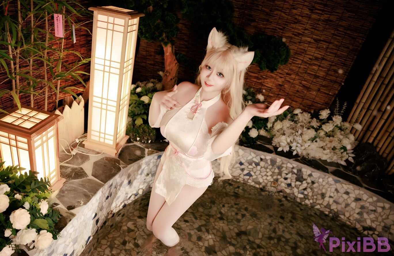 Cosplay A Xuexue Hot Spring Fox PixiBB.COM 011