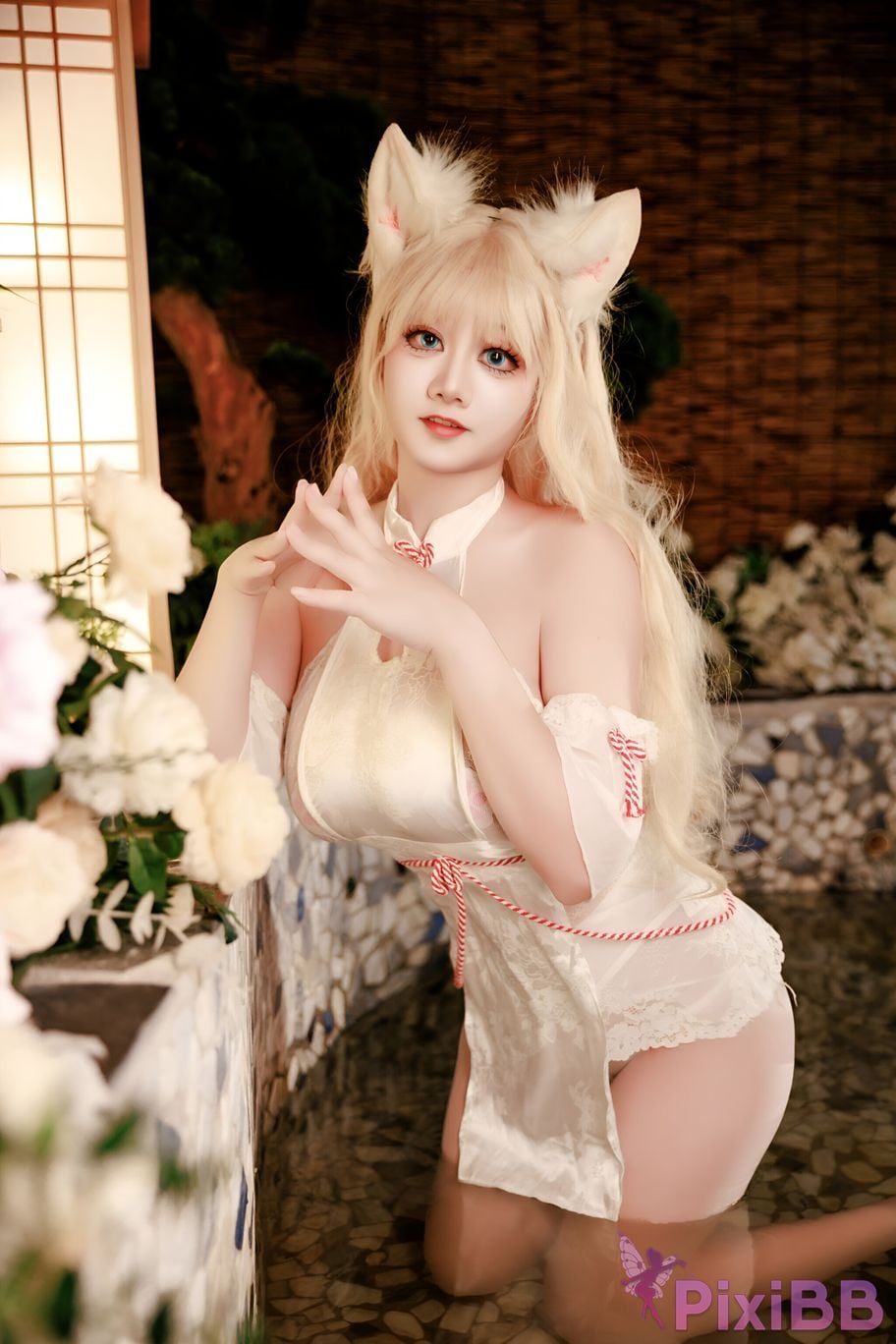 Cosplay A Xuexue Hot Spring Fox PixiBB.COM 021