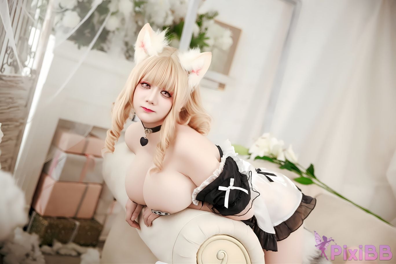 Cosplay A Xuexue afternoon maid PixiBB.COM 060