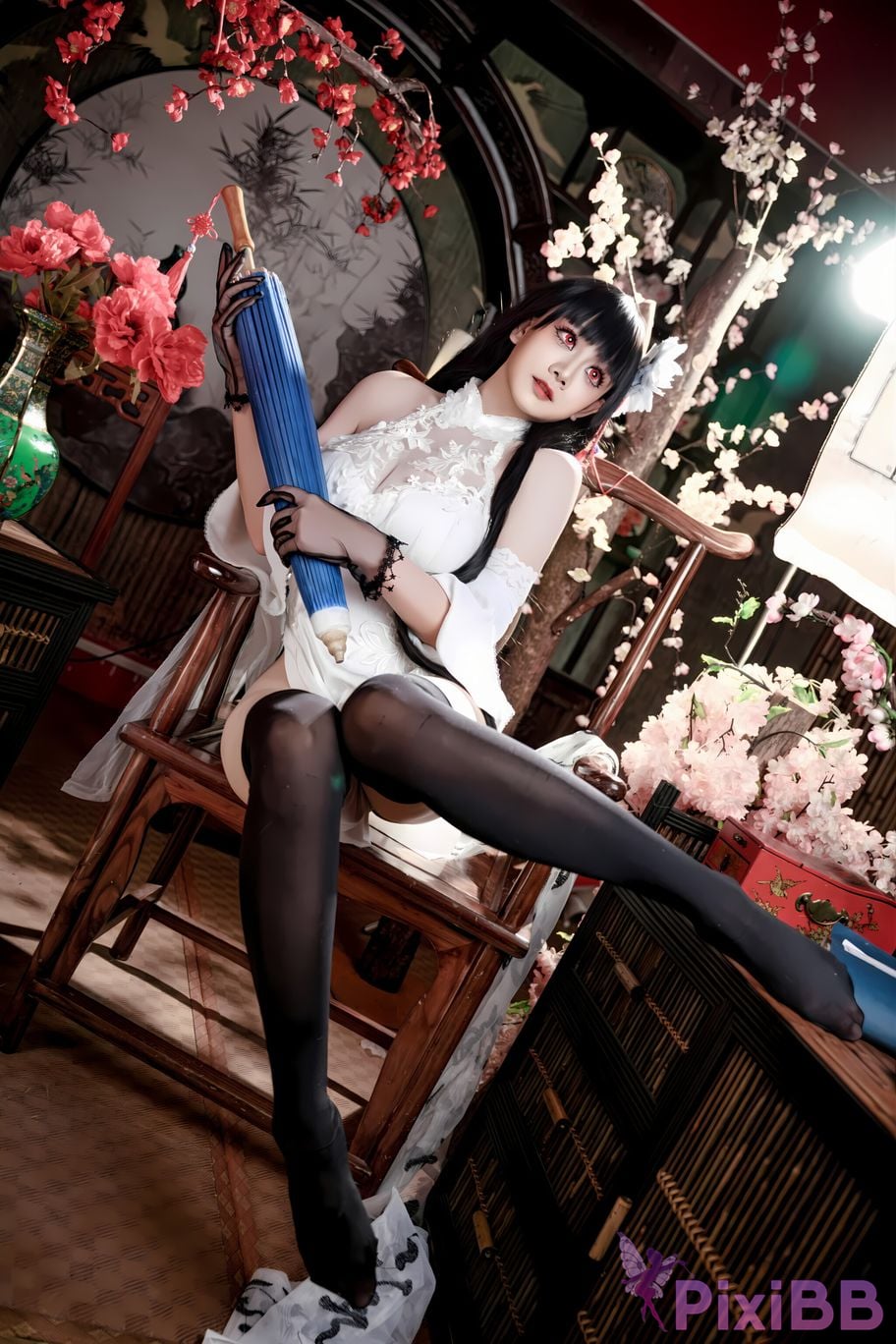 Cosplay A Xuexue Azure Route Yixian Cheongsam PixiBB.COM 027