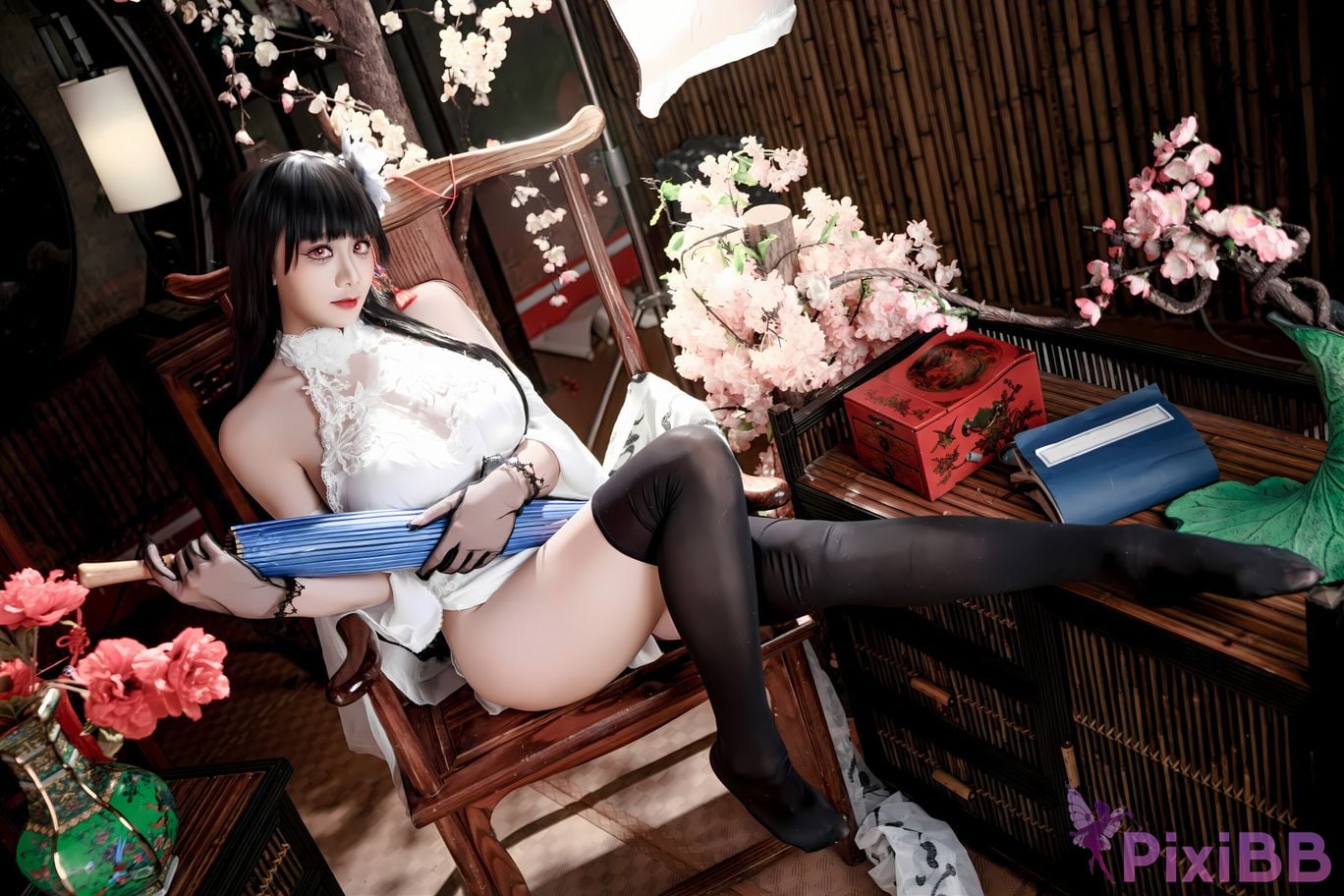 Cosplay A Xuexue Azure Route Yixian Cheongsam PixiBB.COM 028