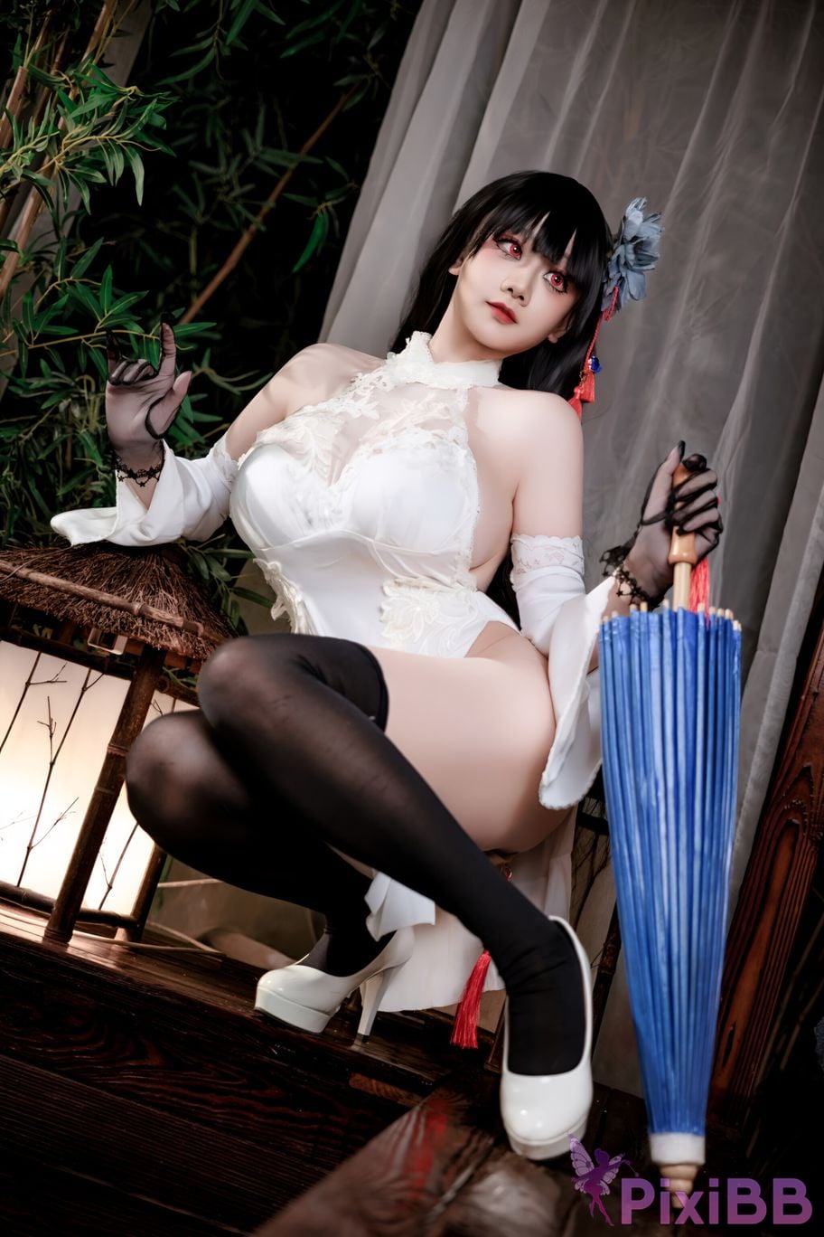 Cosplay A Xuexue Azure Route Yixian Cheongsam PixiBB.COM 051