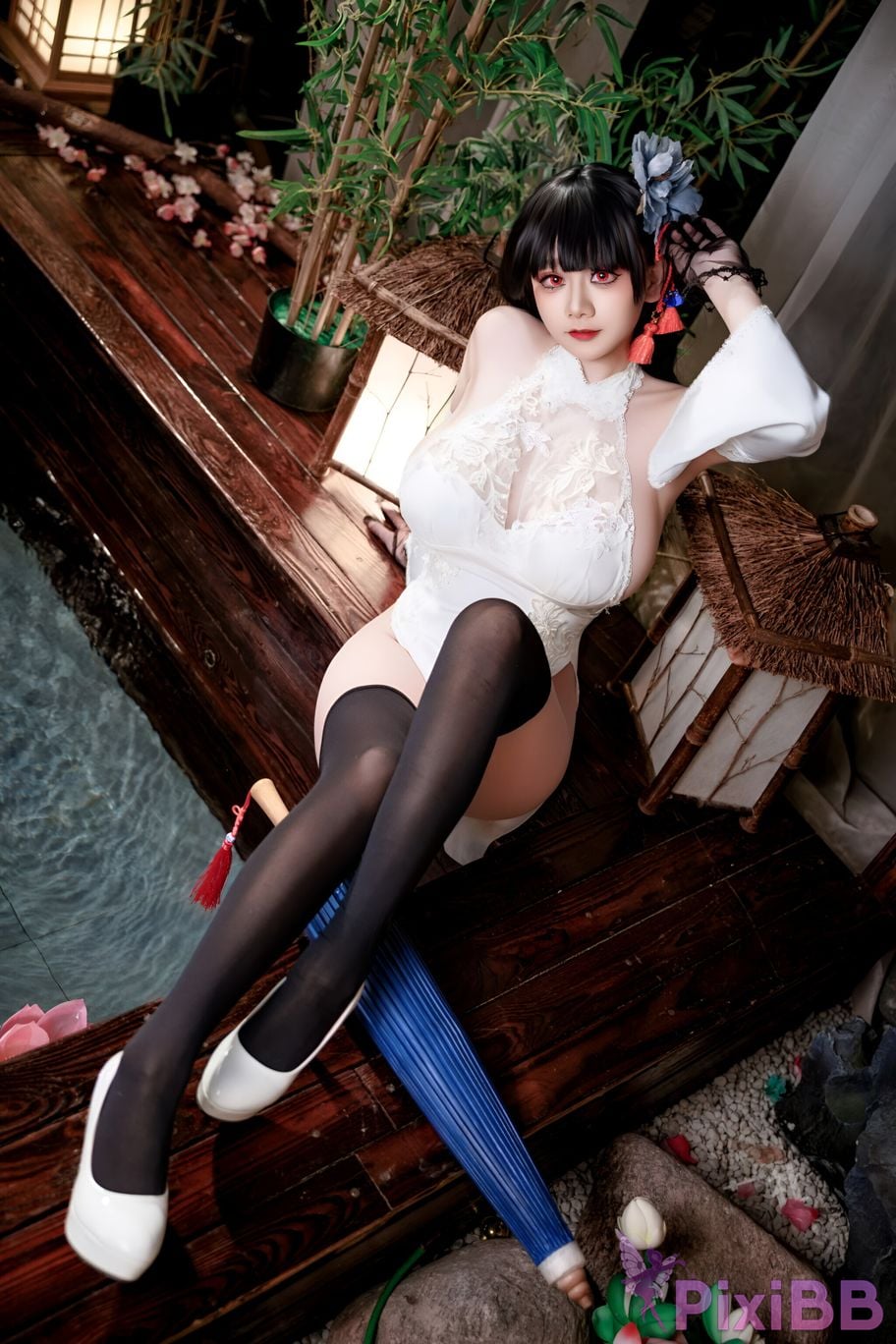 Cosplay A Xuexue Azure Route Yixian Cheongsam PixiBB.COM 055