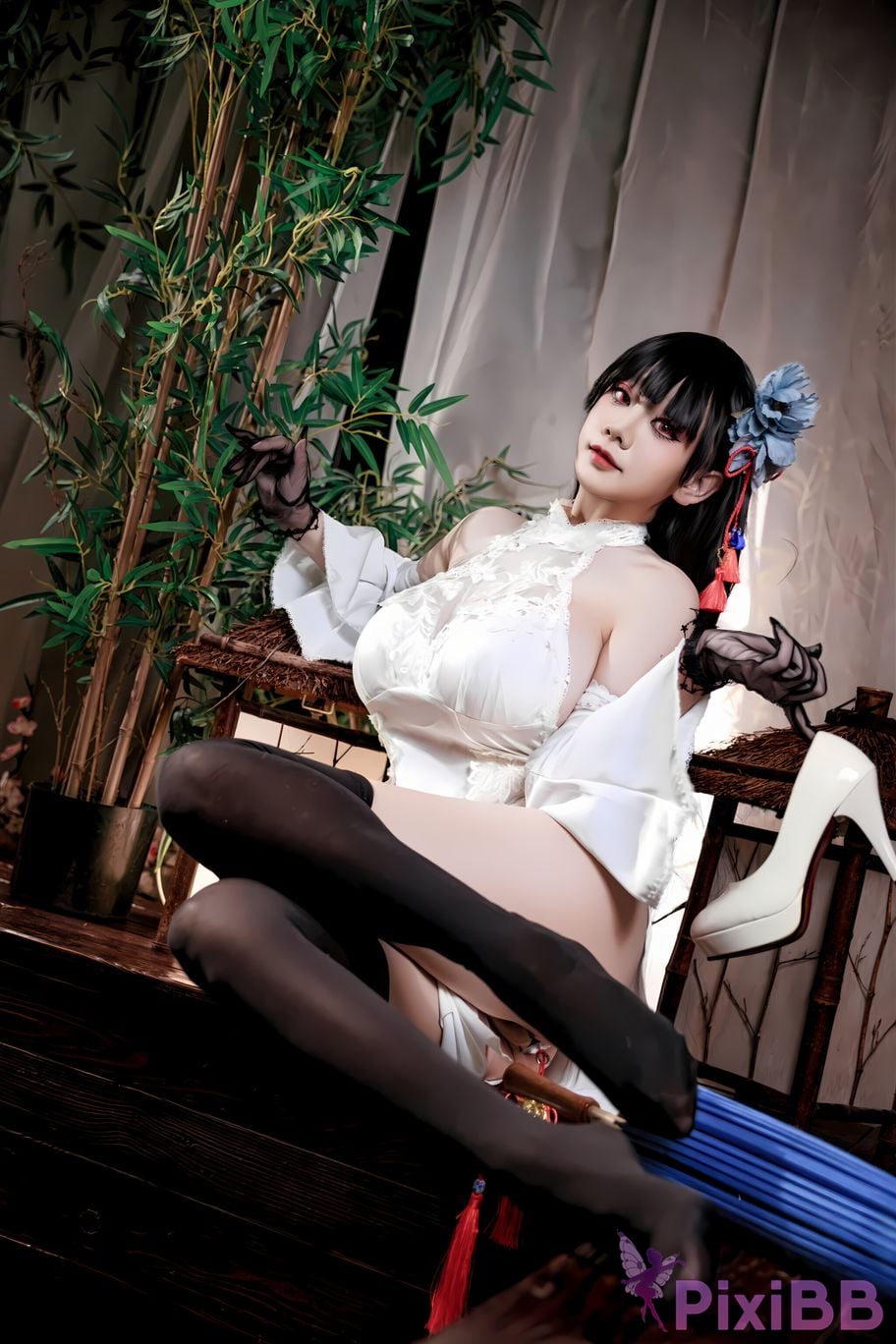 Cosplay A Xuexue Azure Route Yixian Cheongsam PixiBB.COM 061