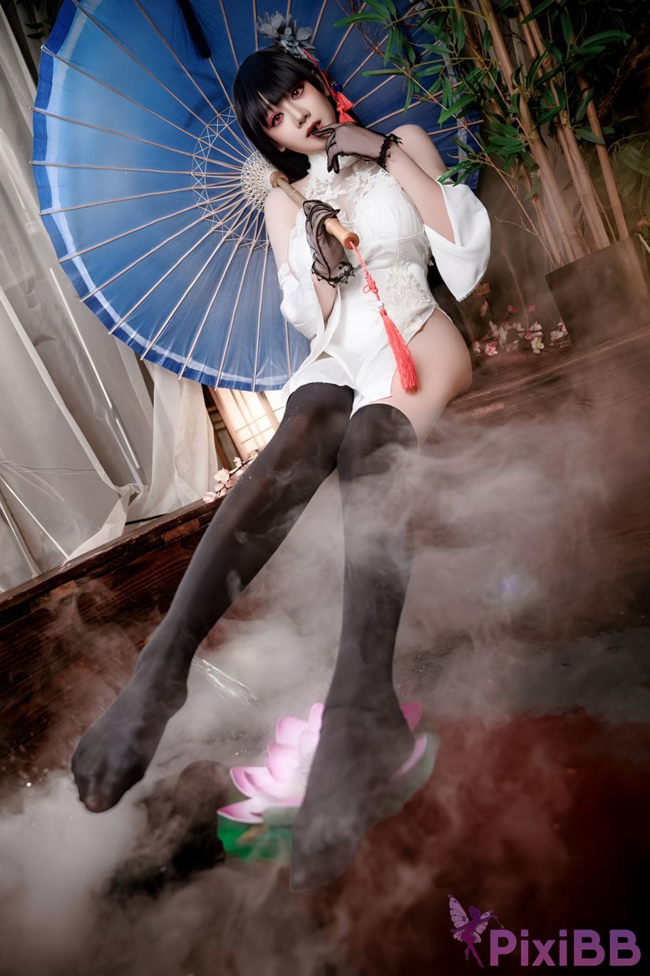 Cosplay A Xuexue Azure Route Yixian Cheongsam PixiBB.COM 066