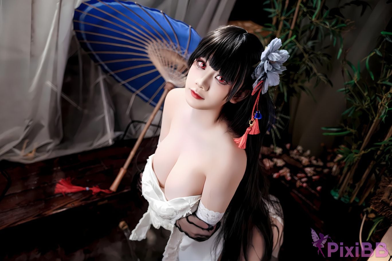 Cosplay A Xuexue Azure Route Yixian Cheongsam PixiBB.COM 076