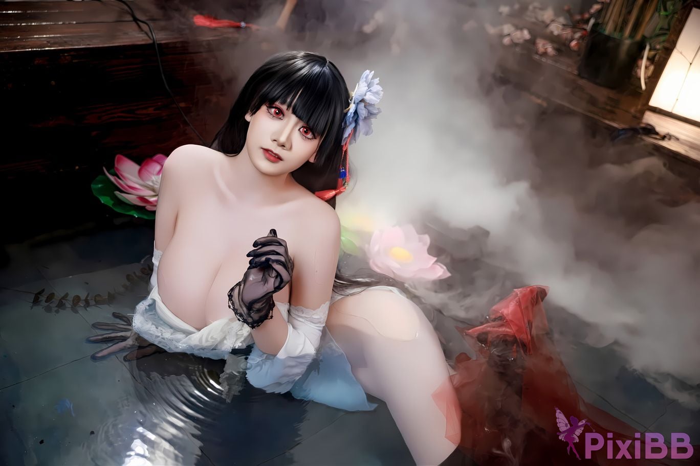 Cosplay A Xuexue Azure Route Yixian Cheongsam PixiBB.COM 078