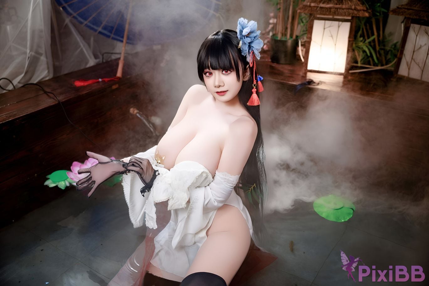 Cosplay A Xuexue Azure Route Yixian Cheongsam PixiBB.COM 082