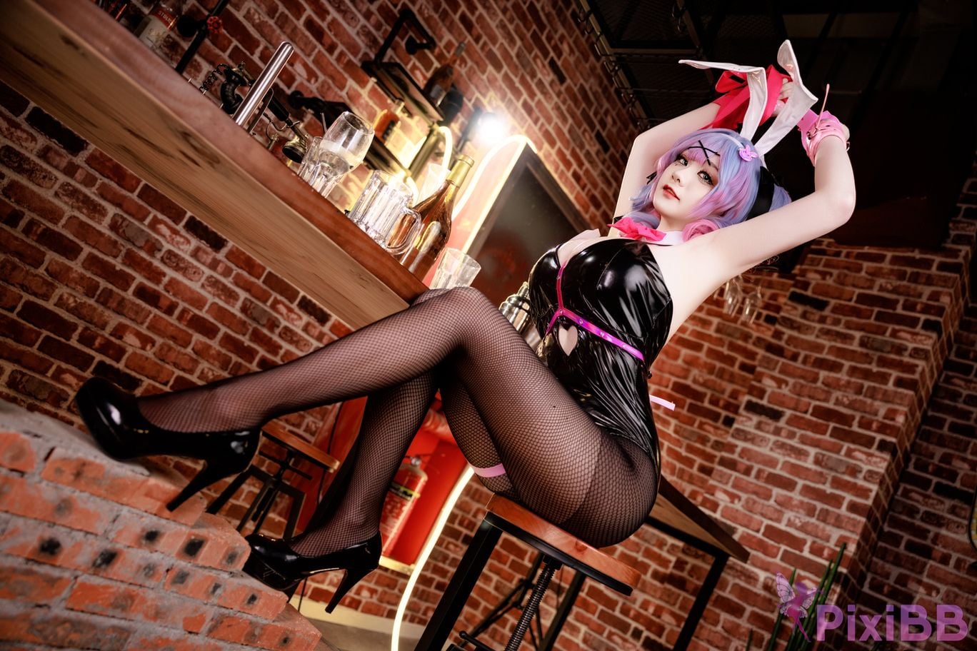 Coser A Xuexue Hatsune Rabbit Hole PixiBB.COM 003