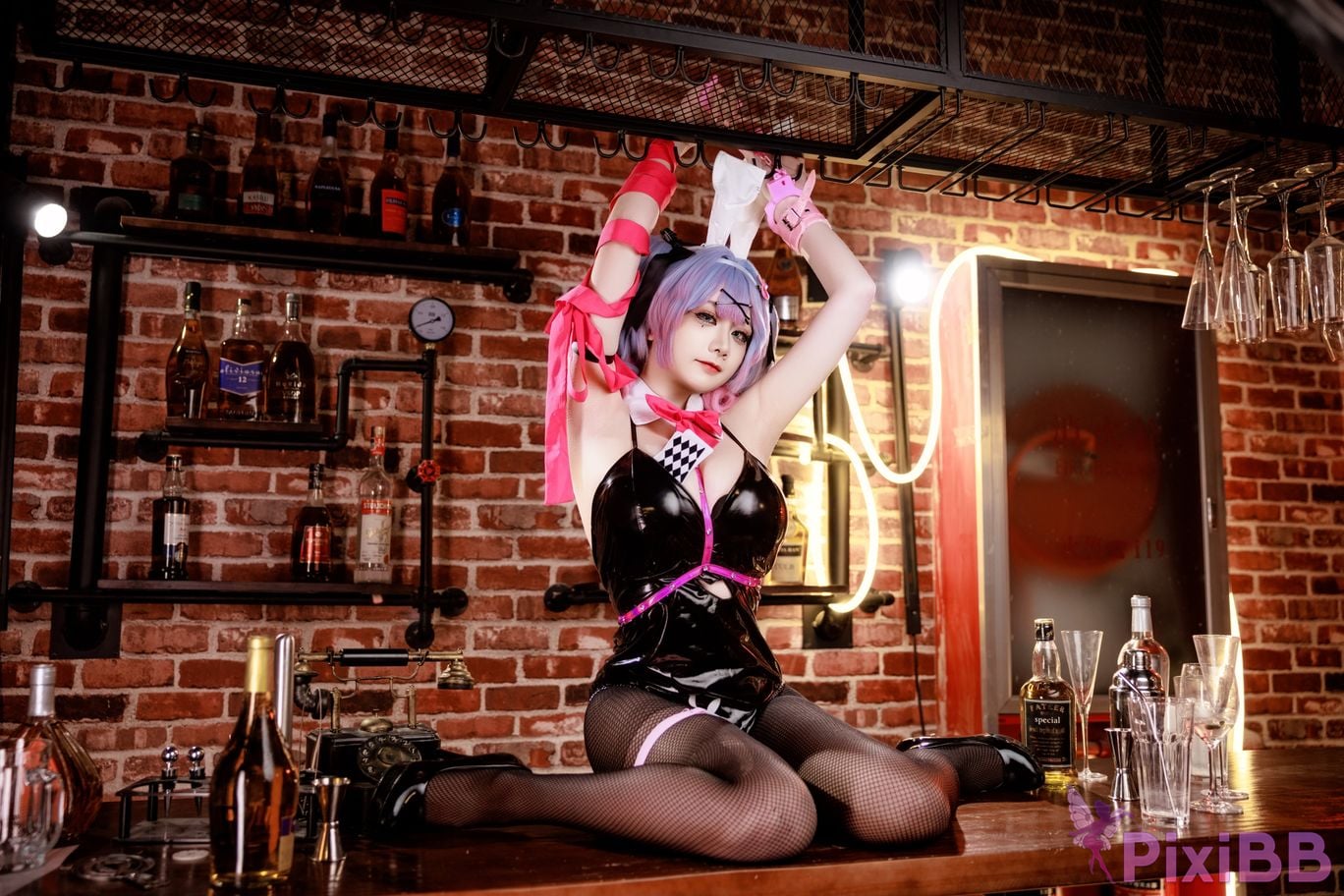 Coser A Xuexue Hatsune Rabbit Hole PixiBB.COM 028