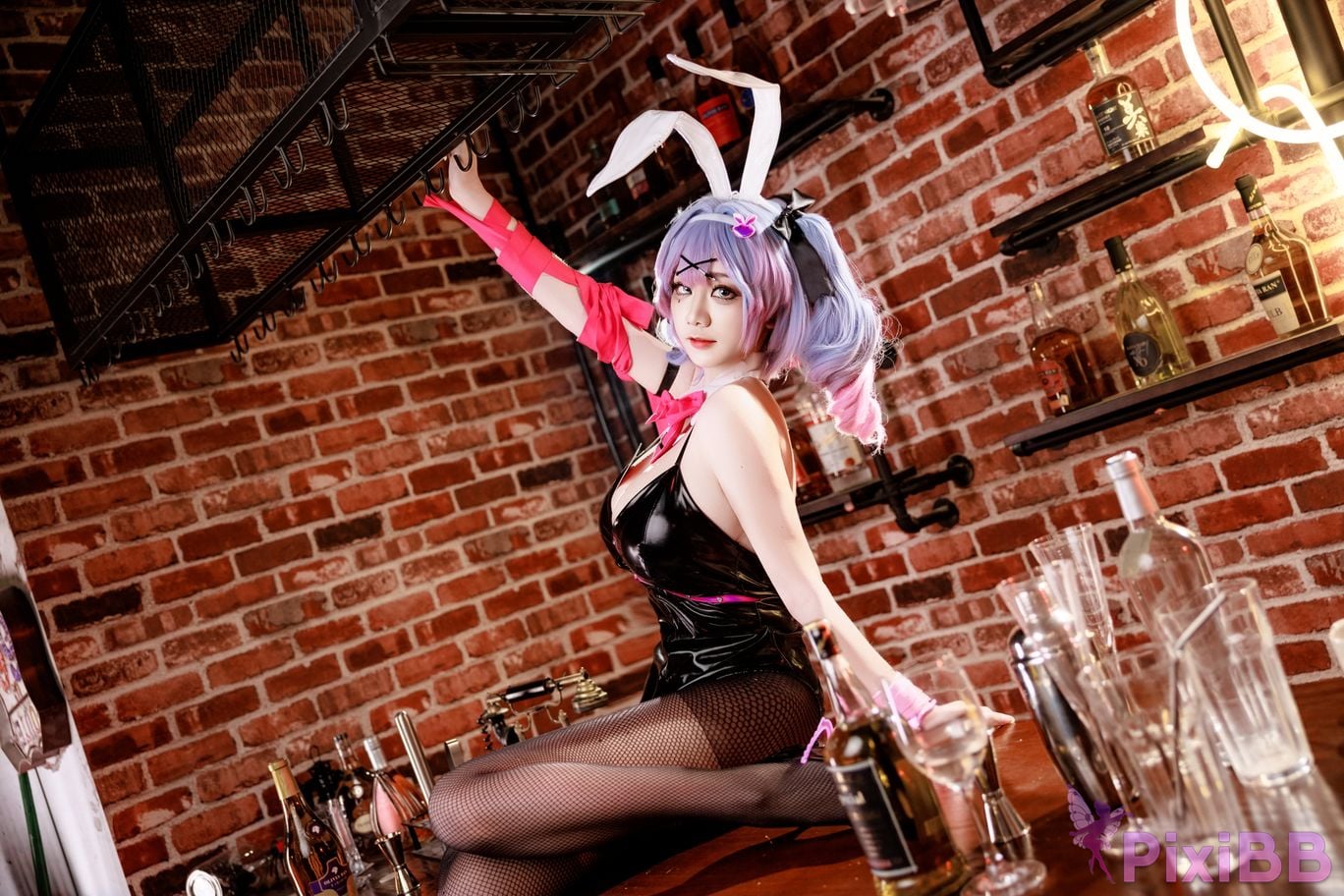 Coser A Xuexue Hatsune Rabbit Hole PixiBB.COM 030