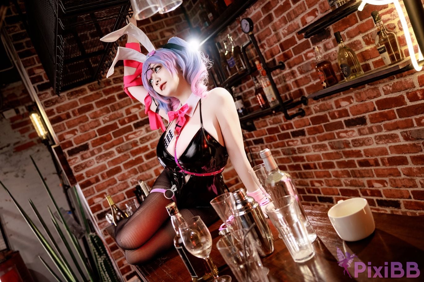 Coser A Xuexue Hatsune Rabbit Hole PixiBB.COM 033